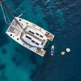 a boat in the water